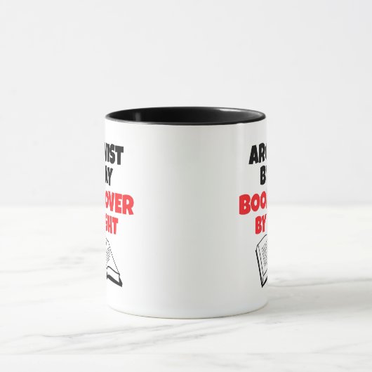 Mug Archiviste aime lire (Centre)