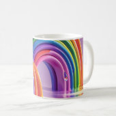 Mug Arcs-en-ciel déformés (Devant droit)