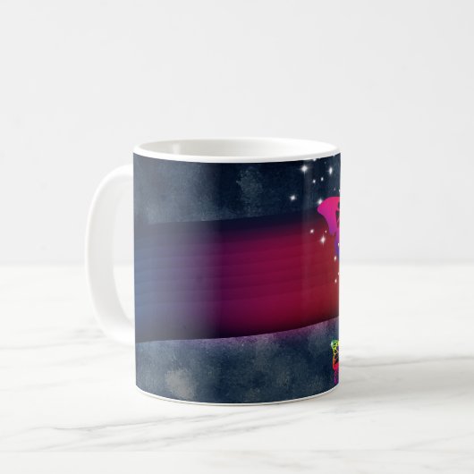 Mug Arcs-en-ciel des papillons n (Devant gauche)
