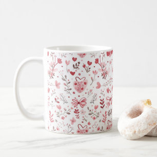 Mug Arcs roses avec fleurs