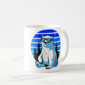 Mug Arctic Animal Polar Bear Lover Cool Sunglasses Pol (Devant droit)