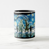 Mug "Arctic Line Dance" personnalisable (Centre)