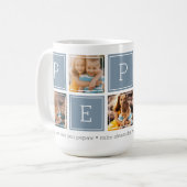 Mug Ardoise | Collage photo Pepaw 5 Photo Colorblock (Devant gauche)