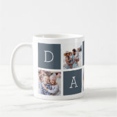 Mug Ardoise | Custom Daddy 5 Photo Collage (Gauche)