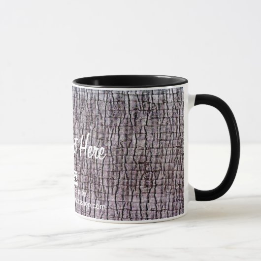 Mug Ardoise de base, votre texte ici (Droite)