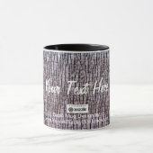 Mug Ardoise de base, votre texte ici (Centre)