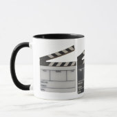 Mug Ardoise de cinéaste de film de bardeau (Gauche)