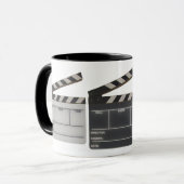 Mug Ardoise de cinéaste de film de bardeau (Devant gauche)