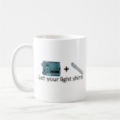 Mug Arduino + RVB LED = inspiration (Gauche)