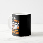 Mug Are You Fall O Ween Directions Funny Ghost Teacher (Devant gauche)