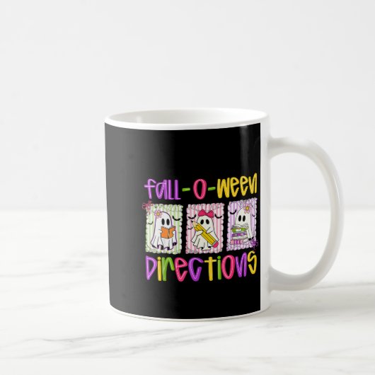 Mug Are You Fall-o-ween Directions Funny Teacher Hallo (Droite)