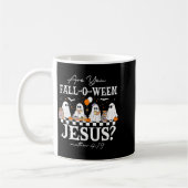 Mug Are You Fall-o-ween Jesus Matthew 4_19 Halloween C (Gauche)