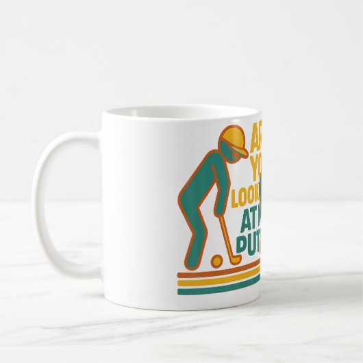 Mug Are You Looking At My Putt Funny Golf Lover  Golfi (Gauche)