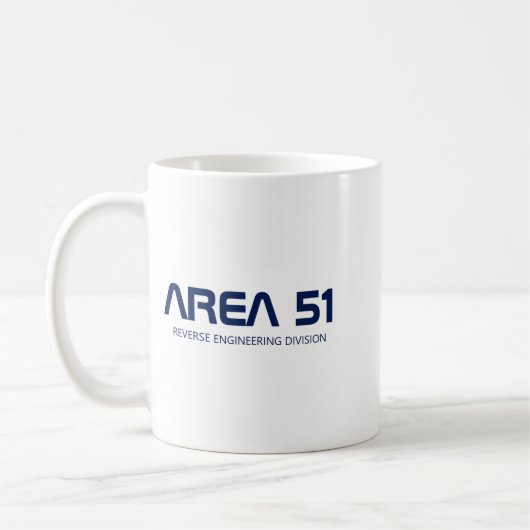 Mug Area 51 Reverse Engineering Alien Ufo Paranormal  (Gauche)