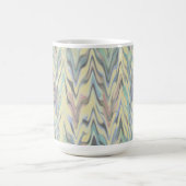 Mug Arête Abstraite - jaune pâle (Centre)