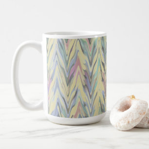 Mug Arête Abstraite - jaune pâle