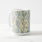Mug Arête Abstraite - jaune pâle (Devant gauche)