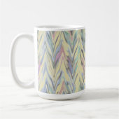 Mug Arête Abstraite - jaune pâle (Gauche)