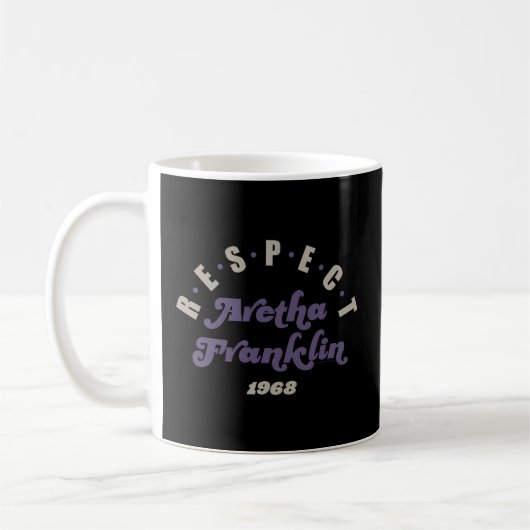 Mug Aretha Franklin Respect 1968 (Gauche)