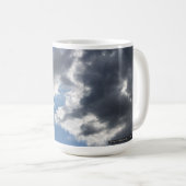 Mug "Argent dans le ciel" Nuages sur un (Devant droit)