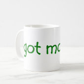 Mug Argent décoratif, t'as du fric ? (Devant gauche)