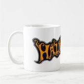 Mug Argent encadré Happy Halloween Ruby Eyed Citrouill (Gauche)