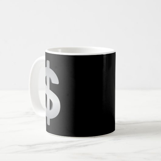 Mug Argent Et Monnaie (Devant gauche)