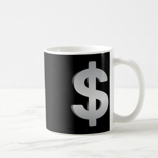 Mug Argent Et Monnaie (Droite)