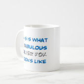 Mug argent fox, fabuleux (Devant gauche)