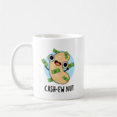 Mug Argent Nut Nut Funny Cashew Nut Pun (Gauche)