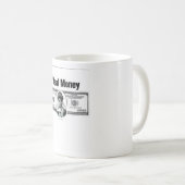 Mug argent réel (Devant droit)
