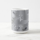 Mug Argent renne et flocons de neige Musique (Centre)