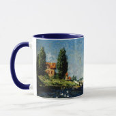 Mug Argenteuil, peinture d'art par Claude Monet (Gauche)