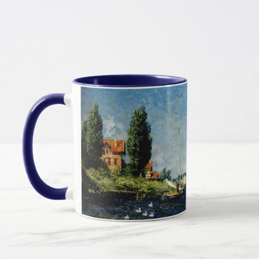 Mug Argenteuil, peinture d'art par Claude Monet (Gauche)