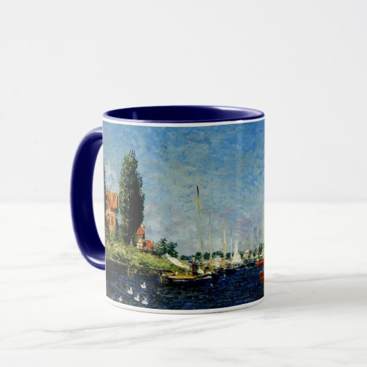 Mug Argenteuil, peinture d'art par Claude Monet (Devant gauche)