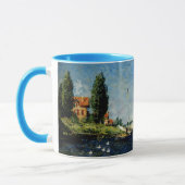 Mug Argenteuil, peinture d'art par Claude Monet (Gauche)
