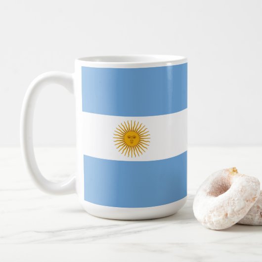 Mug Argentina flag (Avec donut)