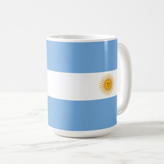 Mug Argentina flag (Devant droit)