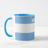Mug Argentine Drapeau du soleil de mai - Nombre de jou (Gauche)