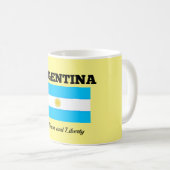 Mug Argentine - Drapeau et devise (Devant droit)