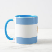 Mug Argentine mug, drapeau argentin patriotique / spor (Gauche)