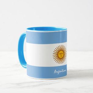 Mug Argentine mug, drapeau argentin patriotique / spor