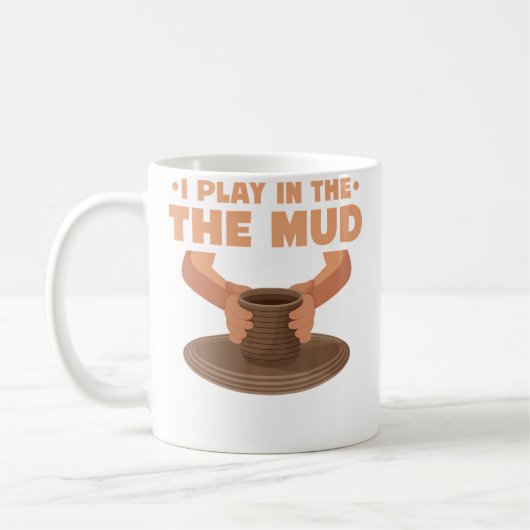 Mug Argile de poterie (Gauche)