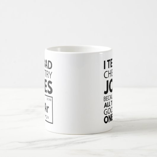 Mug Argon, blagues sur la chimie (Centre)