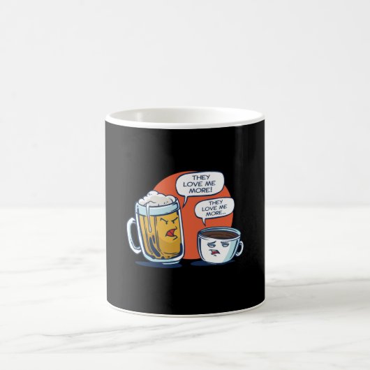 Mug Argument de bière et de café (Centre)