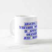 Mug Argumenter si quelque chose (Devant gauche)