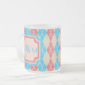 Mug Argyle à la plage (Devant gauche)