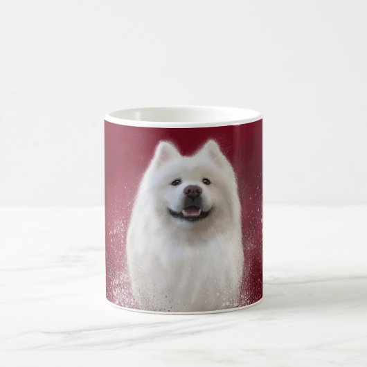 Mug Ari la collection Samoyed RED (Centre)
