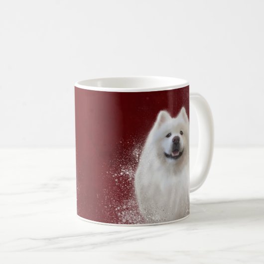 Mug Ari la collection Samoyed RED (Devant droit)