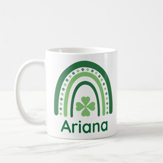 Mug Ariana Nom Trèfle Bohème Arc-en-ciel (Gauche)